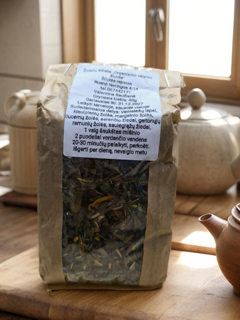 Žolelių arbata ,, Organizmo valymo šluota "