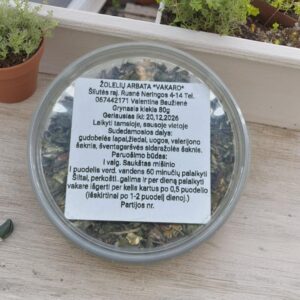 Žolelių arbata ,,Vakaro"