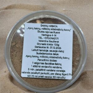 Šaknų arbata ,, Ajerų, miškinių sidabražolių"